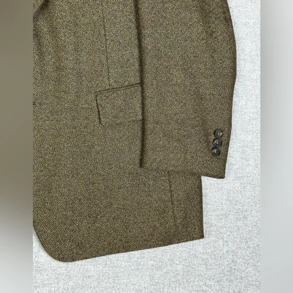 Jos‎ A Bank Blazer Sport Coat Mens 44 Regular Brown Wool Two Button Notch Lapel - Picture 4 of 13